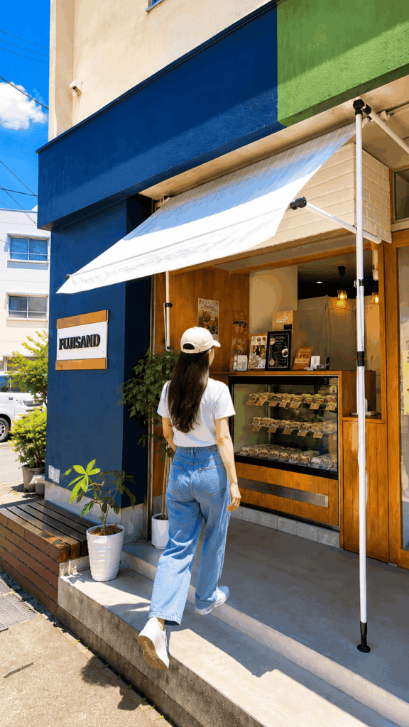 富士吉田のサンドイッチ店FUJISAND外観