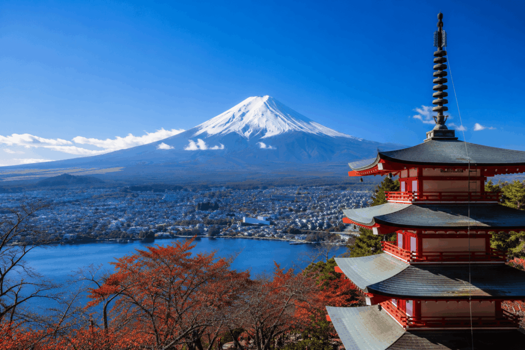 河口湖周辺の景色|富士吉田・河口湖観光のランチ